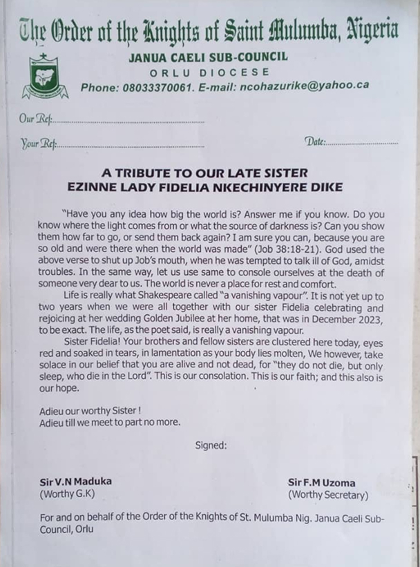 Order of the Knights of Saint Mulumba 1