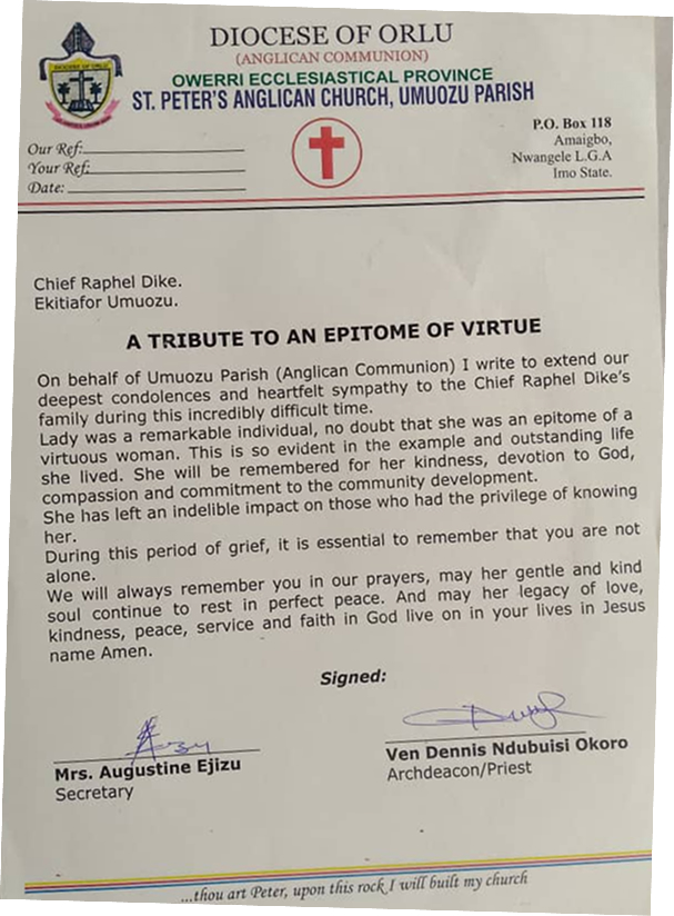 St. Peters Anglican Church Umuozu Parish 1